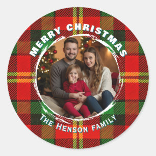 Adesivo Xadrez de Foto Personalizada de Família Tradiciona