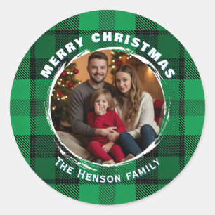Adesivo Xadrez de Foto Personalizada de Família Tradiciona