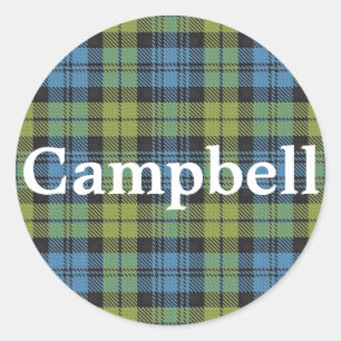 Adesivo Xadrez de Tartan da família de Campbell do