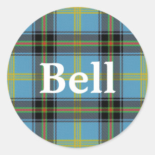 Adesivo Xadrez de Tartan escocesa de Bell do clã
