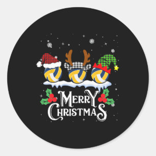 Adesivo Xadrez de Voleibol Buffalo Pajama Xmas