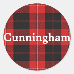 Adesivo Xadrez escocesa Clan Cunningham Tartan