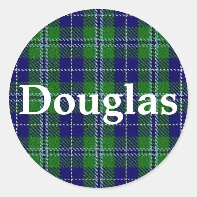Adesivo Xadrez escocesa Clan Douglas Tartan (Frente)