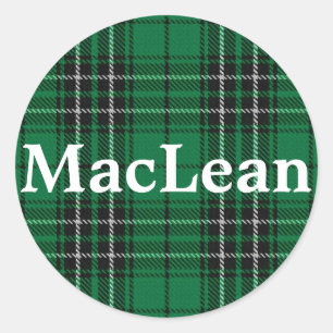 Adesivo Xadrez Escocesa Clan MacLean Tartan