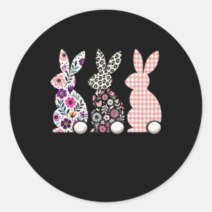 Adesivo Xadrez-leopardo-coroa Felz pascoa Flor Bunn