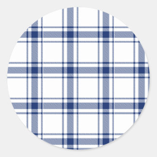 Adesivo Xadrez náutico azul e branco