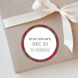 Adesivo Xadrez russa Natal Vermelho Stewart Tartan Verde