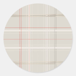 Adesivo Xadrez tradicional Cozy Cabin Beige Dourado Natal