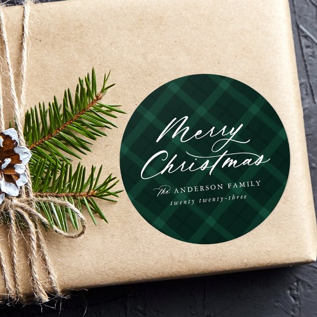 Adesivo Xadrez Verde Bruta Feliz Natal (Criador carregado)