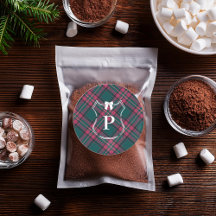 Xadrez Verde e Rosa | Férias com Monograma Persona