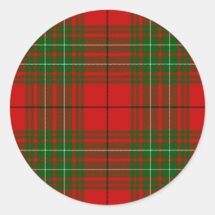 Adesivo Xadrez verde-vermelha Comyn tartan