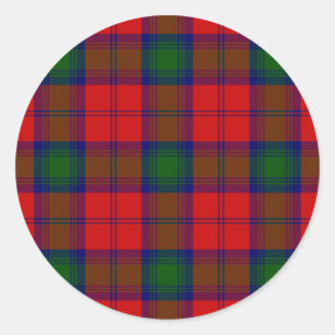 Adesivo Xadrez verde-vermelha Lindsay tartan