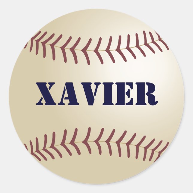 Adesivo Xavier Baseball Sticker / Selo (Frente)