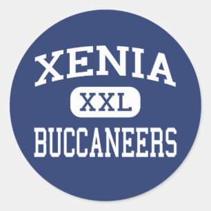 Adesivo Xenia - corsários - segundo grau - Xenia Ohio