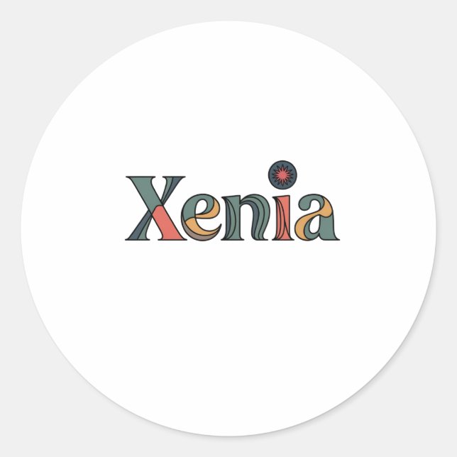 Adesivo xênias (Frente)