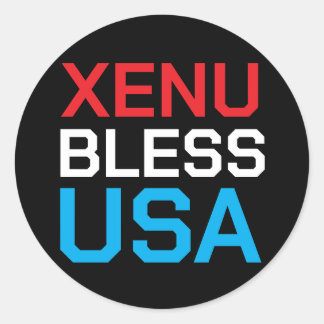 Adesivo Xenu Abençoe EUA