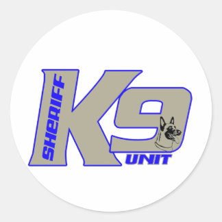 Adesivo xerife 9unidade Malinois