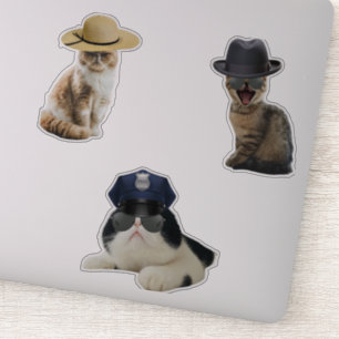 Adesivo Xerife Cat