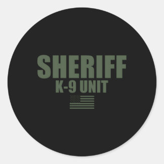 Adesivo Xerife K-9 Unidade Od Green Uniform