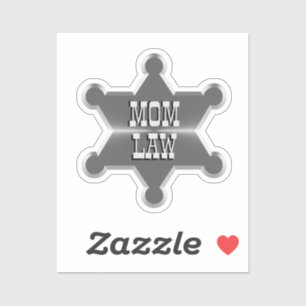 Adesivo Xerife Tin Star