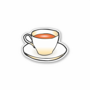 Adesivo Xícara de chá