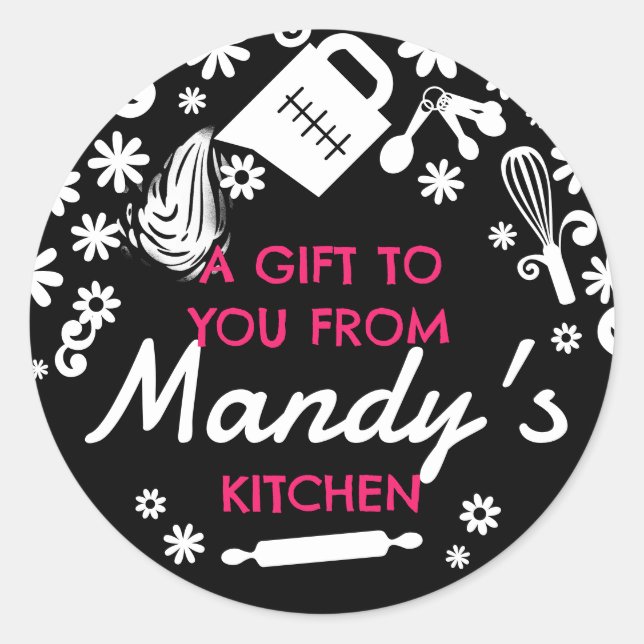 Adesivo Xícara de medida de pastelaria (Frente)