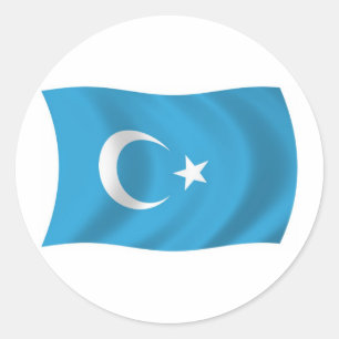 Adesivo Xinjianj Uigure Flag