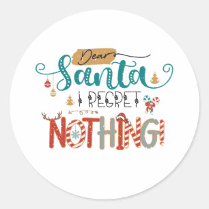 Adesivo Xmas Dando Papais noeis Caros Não Me Arrependo