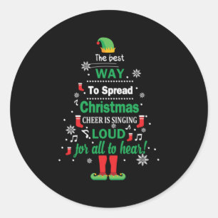 Adesivo Xmas Deu A Melhor Maneira De Espalhar O Natal