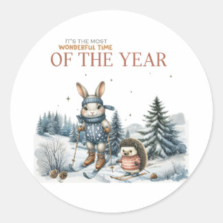 Adesivo Xmas Deu Maravilhosa Hora Do Ano