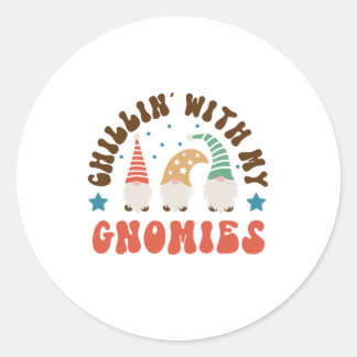 Adesivo Xmas Gift Chillin Com Meus Gnomos
