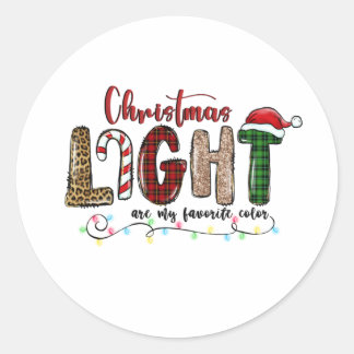 Adesivo Xmas Gift Chritsmas É Minha Cor Favorita