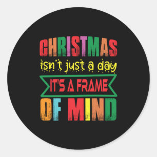 Adesivo Xmas Gift Chritsmas Não É Apenas Um Dia