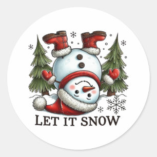 Adesivo Xmas Gift Deixa-O Neve