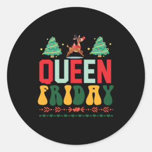 Adesivo Xmas Gift Queen Sexta-feira