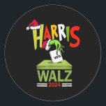 Adesivo Xmas Harris Waltz Election Kamala Harris Tim Waltz<br><div class="desc">Xmas Harris Waltz Election Kamala Harris Tim Waltz 2024</div>