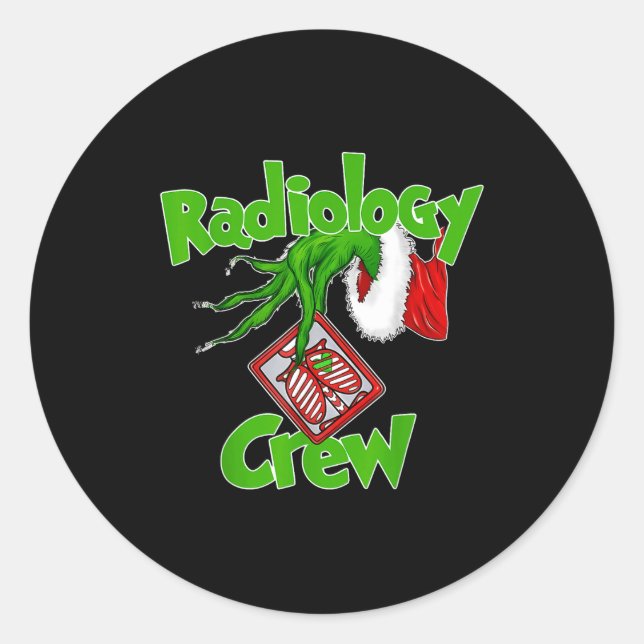 Adesivo Xmas Radiology Christmas Radiologist Xray Tech Fun (Frente)