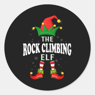 Adesivo Xmas Rock Climbing Elf Família Correspondência P d
