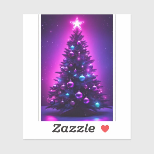 Adesivo Xmas tree (Folha)