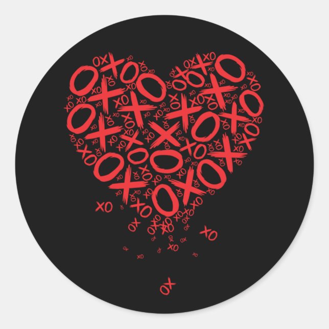 Adesivo XOXO Heart  (Frente)