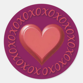 Adesivo XOXO Heart Stickers
