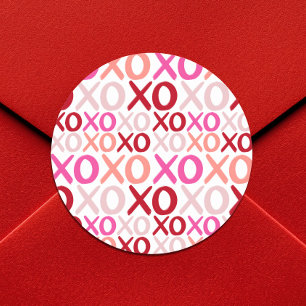 Adesivo XOXO Hugs e Kisses Partido Moderno da Galentina