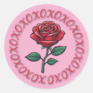 Adesivo XOXO Love Rose Stickers