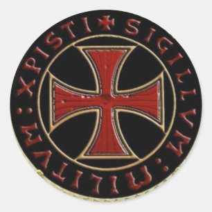 Adesivo Xpisti Sigillvm Militvm Templar Seal