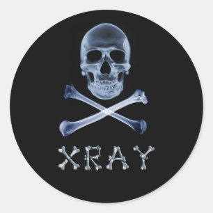 Adesivo XRAY PIRATE Flag RADIOLOGIA JOLLY ROGER