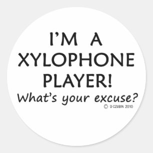 Adesivo Xylophone Player com licença