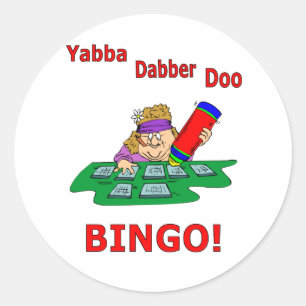 Adesivo Yabba Dabber Doo - BINGO