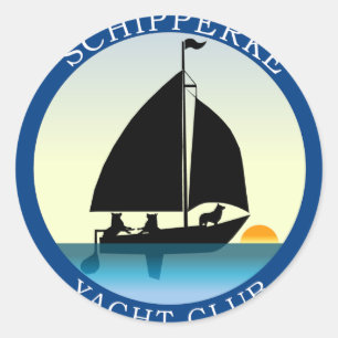 Adesivo Yacht club do Schipperke
