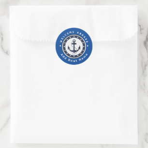 Adesivo Yacht club Marinho Náutico