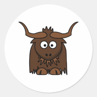 Adesivo Yak de Cartoon Bonito